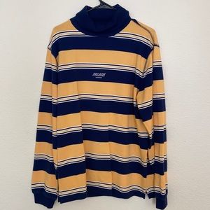 NWOT PALACE brand stripped cowl neck long sleeve